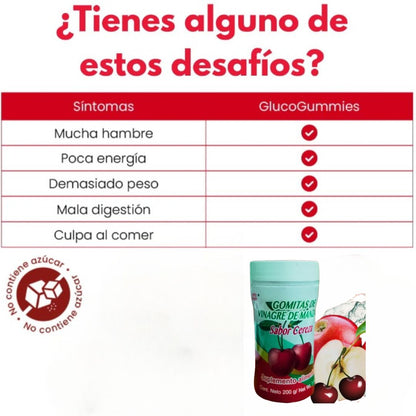 Gomitas De Vinagre De Manzana VIFER® 🔥60% de Descuento🔥 Controlar el Peso y la Glucosa