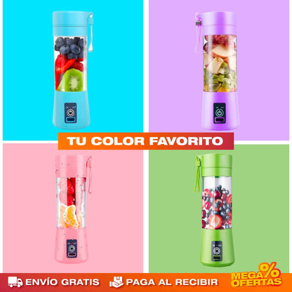 LICUADORA PORTÁTIL INALAMBRICA PARA JUGOS Y LICUADOS OFERTA 2X1🔥