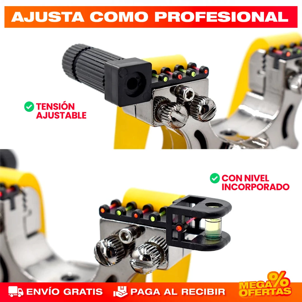 RESORTERA DE PRECISIÓN CON LÁSER Con 60% Descuento🔥