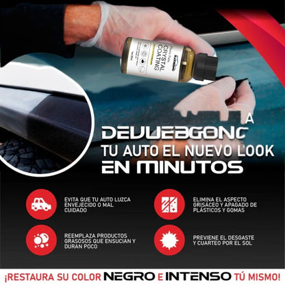Cera saca brillo interiores Cristal Coating® 🔥60% de Descuento🔥