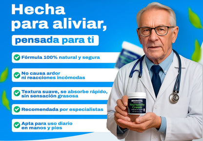 Crema Alivio de la Neuropatia y Articulaciones con colágeno MIGASTRIL BEEVANA EL ORIGINAL®..