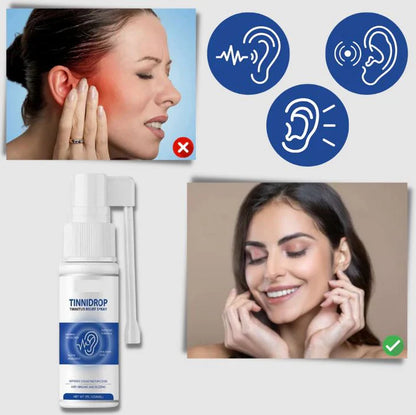TINNIDROP® Alivia el zumbidos y dolor en tus oídos 🔥60% de Descuento🔥