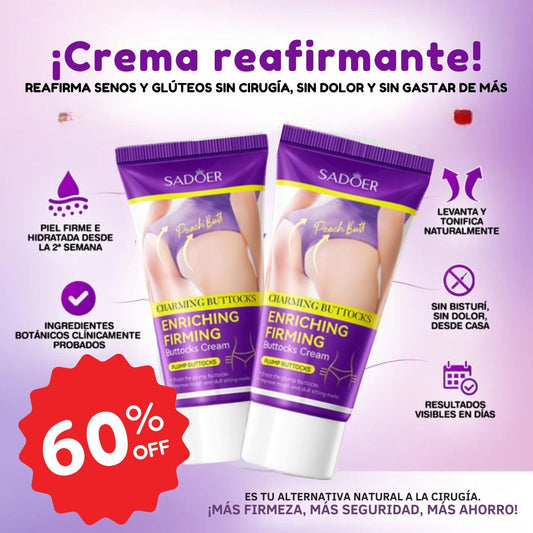 Crema Levanta Glúteos SADOER®  🔥60% de Descuento🔥