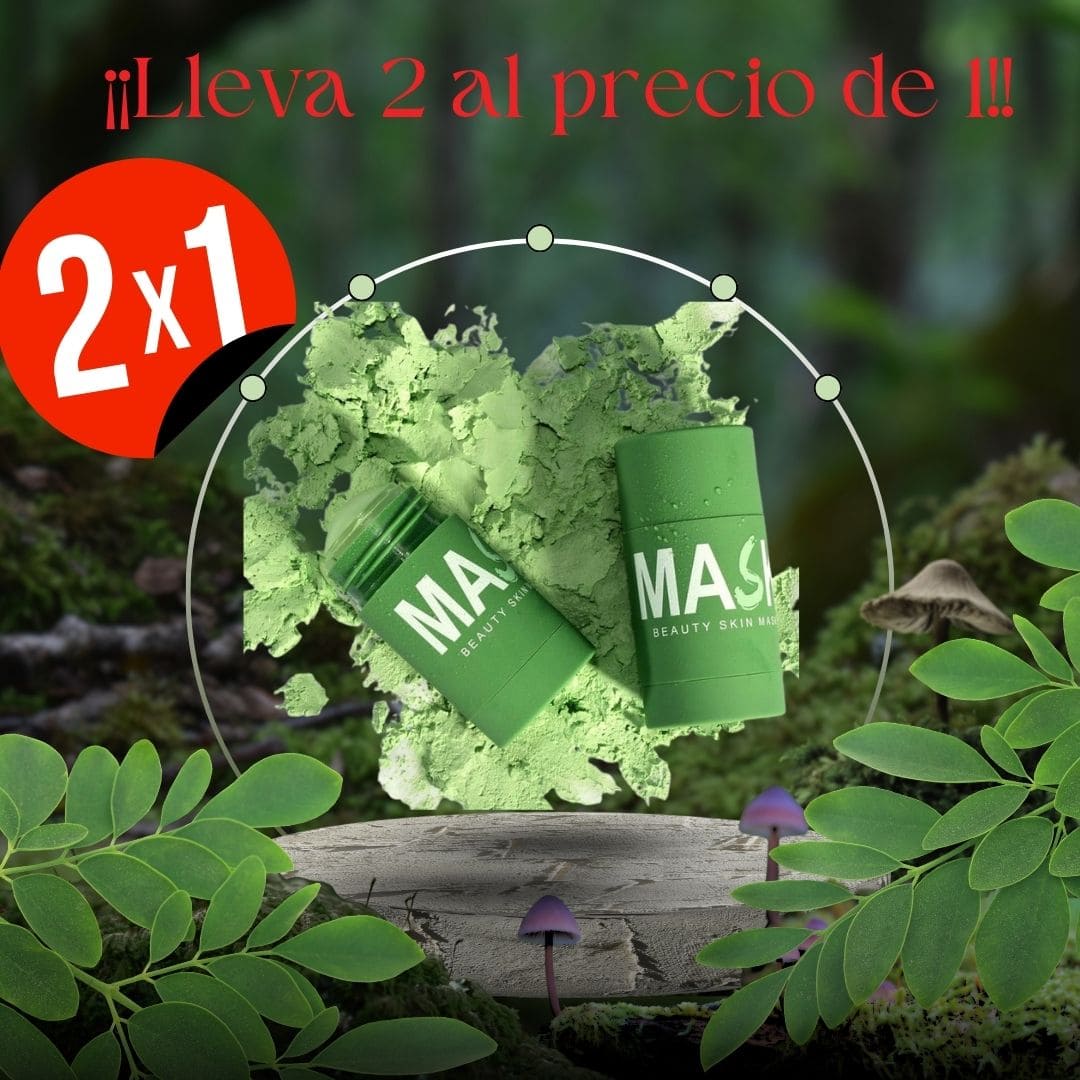Green Mask® Mascarilla Te Verde 🔥Promoción 2x1🔥Limpieza Profunda e Hidratación al Instante