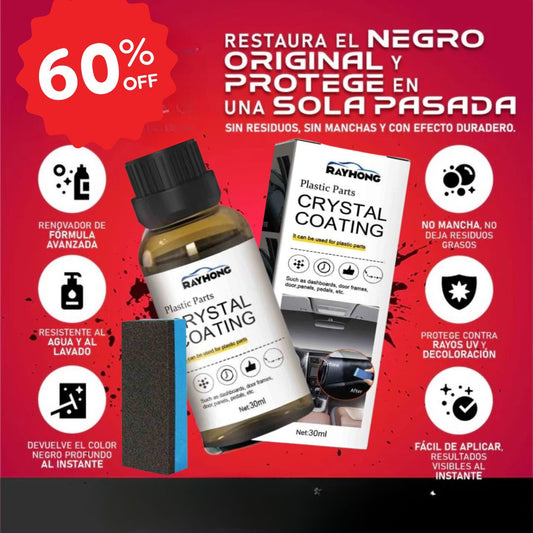 Cera saca brillo interiores Cristal Coating® 🔥60% de Descuento🔥