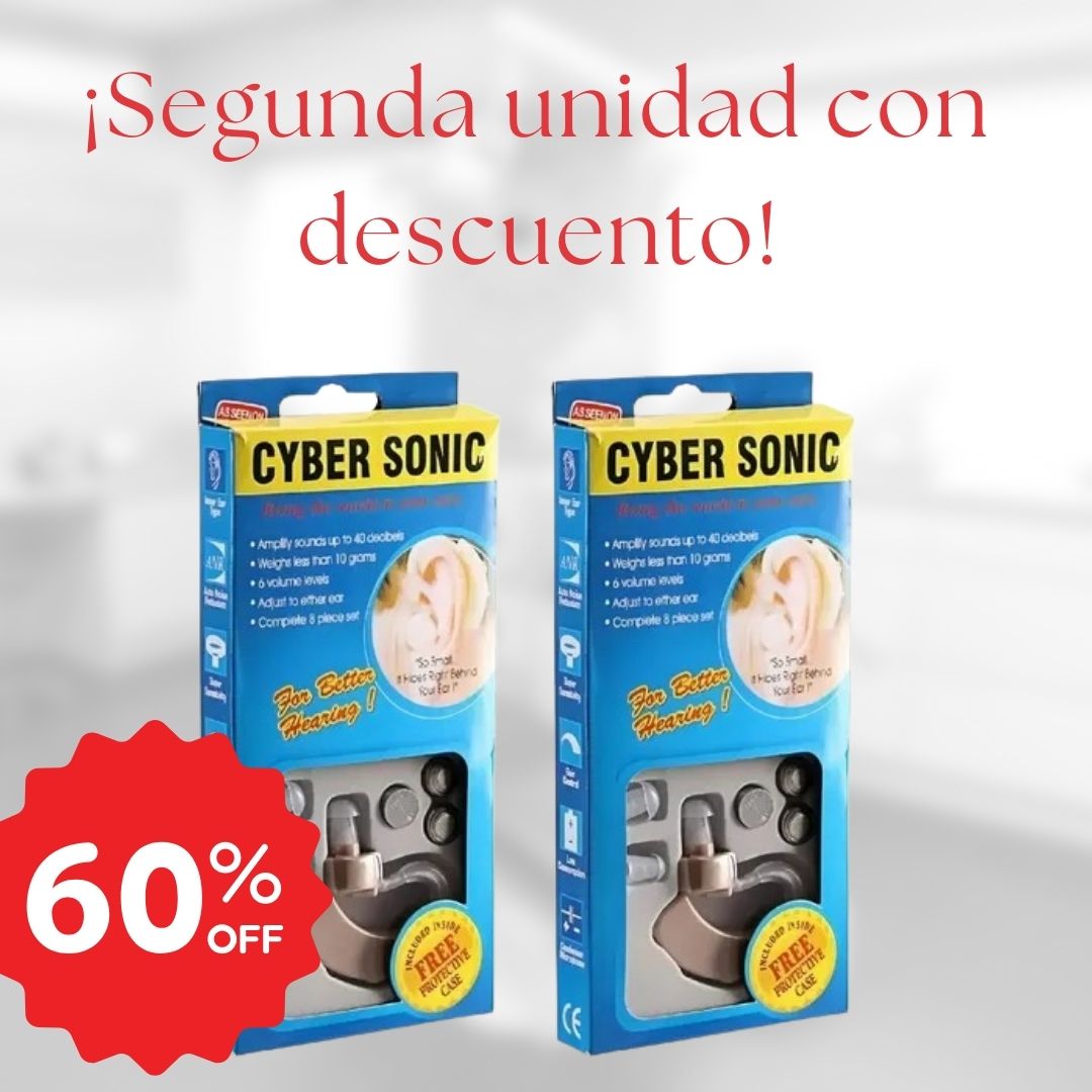 Amplificador auditivo Cyber Sonic® 🔥60% Descuento🔥