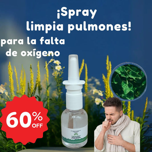 Spray hierbas limpia pulmones 🔥60% de Descuento🔥