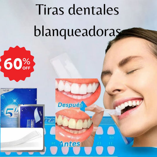 Tiras blanqueadoras WHITESTRIPS® 🔥60% de Descuento🔥Blanquea tus dientes en minutos✨
