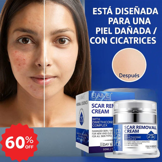 Crema Para Cicatrices Profundas ELAIMEI ORIGINAL® 🔥60% de Descuento🔥 Elimina cicatrices de forma segura✨