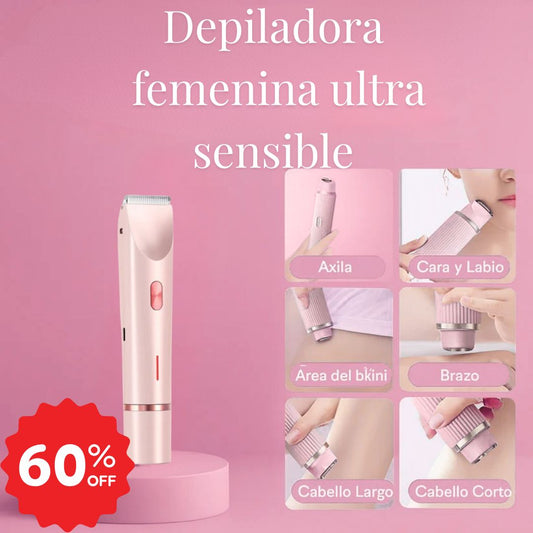 Rasuradora Femenina AIRMAX® 🔥60% de Descuento🔥Axilas y zonas intimas sin irritaciones