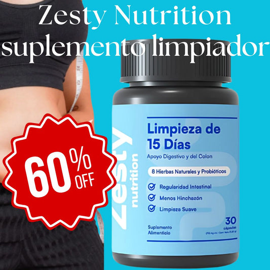 Zesty® Limpieza suplemento alimenticio 🔥60% de Descuento🔥