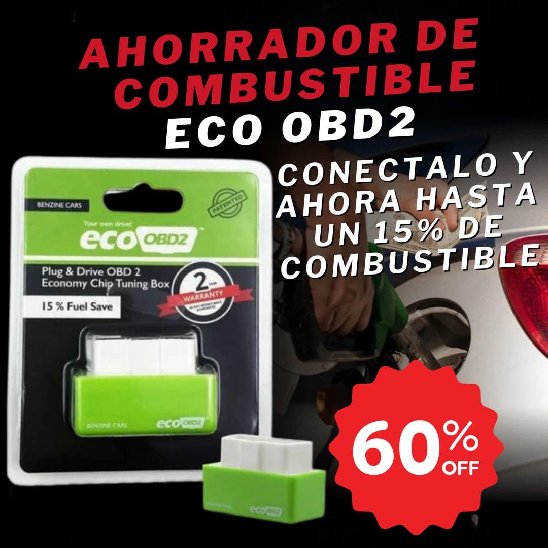 Ahorrador De Combustible ECO OBD2® Ahorra gasolina, suma kilómetros🔥60% de Descuento🔥