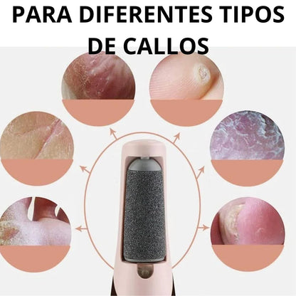 Set Profesional de Pedicura Lima Eléctrica Inalámbrica + Rodillos Anti Durezas Con 60% Descuento🔥