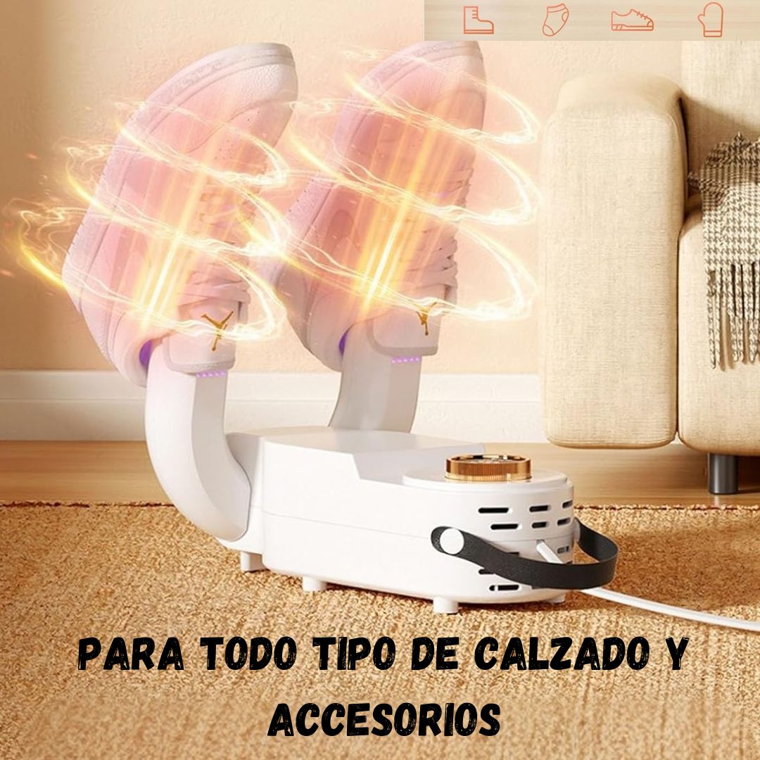 SECADOR ELECTRICO PLEGABLE CON LUZ UV PARA TODO TIPO DE CALZADO CON🔥 60% DESCUENTO🔥AIRSHOES®
