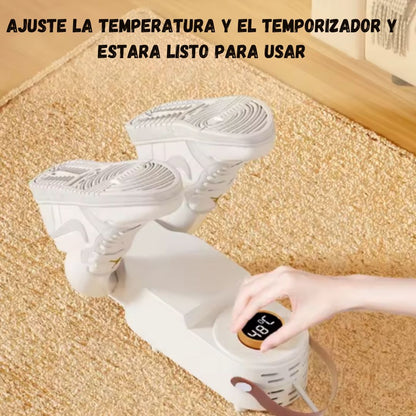 SECADOR ELECTRICO PLEGABLE CON LUZ UV PARA TODO TIPO DE CALZADO CON🔥 60% DESCUENTO🔥AIRSHOES®