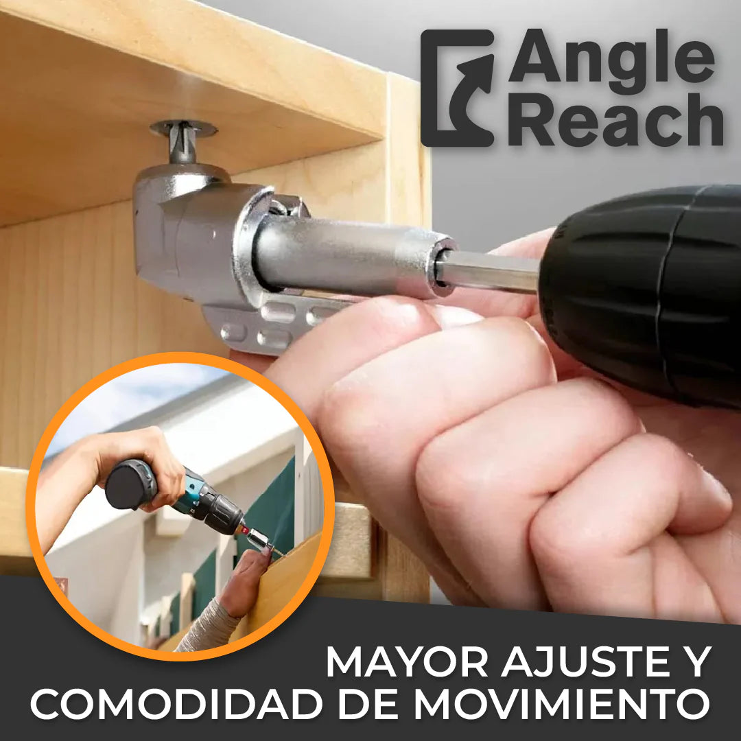 ANGLE REACH™ - Adaptador Angular de Tornillos Para Llegar a Espacios Difíciles 🔩Solo Hoy al 2x1🔩
