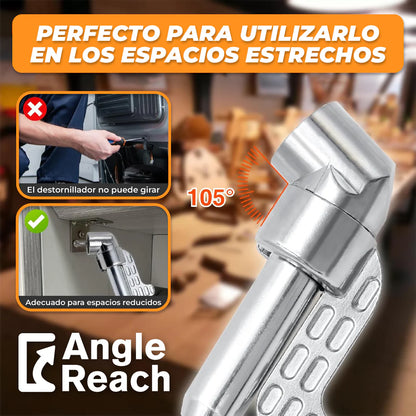 ANGLE REACH™ - Adaptador Angular de Tornillos Para Llegar a Espacios Difíciles 🔩Solo Hoy al 2x1🔩