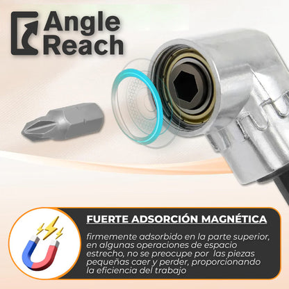 ANGLE REACH™ - Adaptador Angular de Tornillos Para Llegar a Espacios Difíciles 🔩Solo Hoy al 2x1🔩