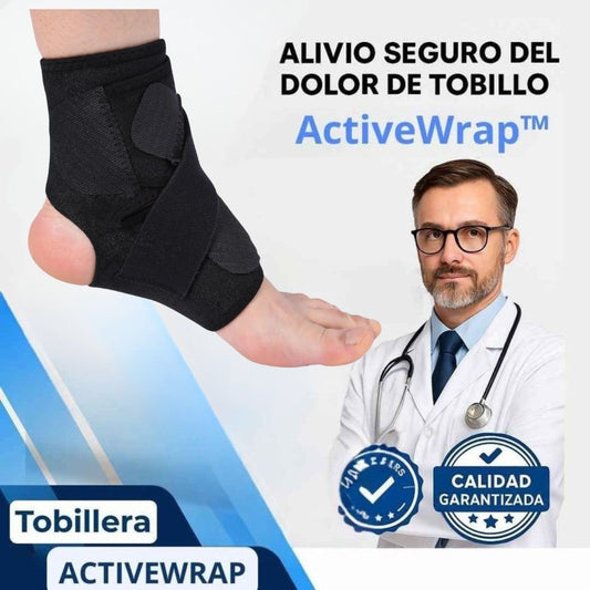 Tobillera ActiveWrap™ Más soporte y alivio para tus pies🏃‍➡️ Oferta  2x1🔥