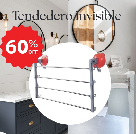 Tendedero ventosas DUREX® invisible 🔥60% de Descuento🔥