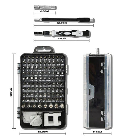 Kit 115 en 1 destornilladores HERRAMPRO® 🔥60% de Descuento🔥