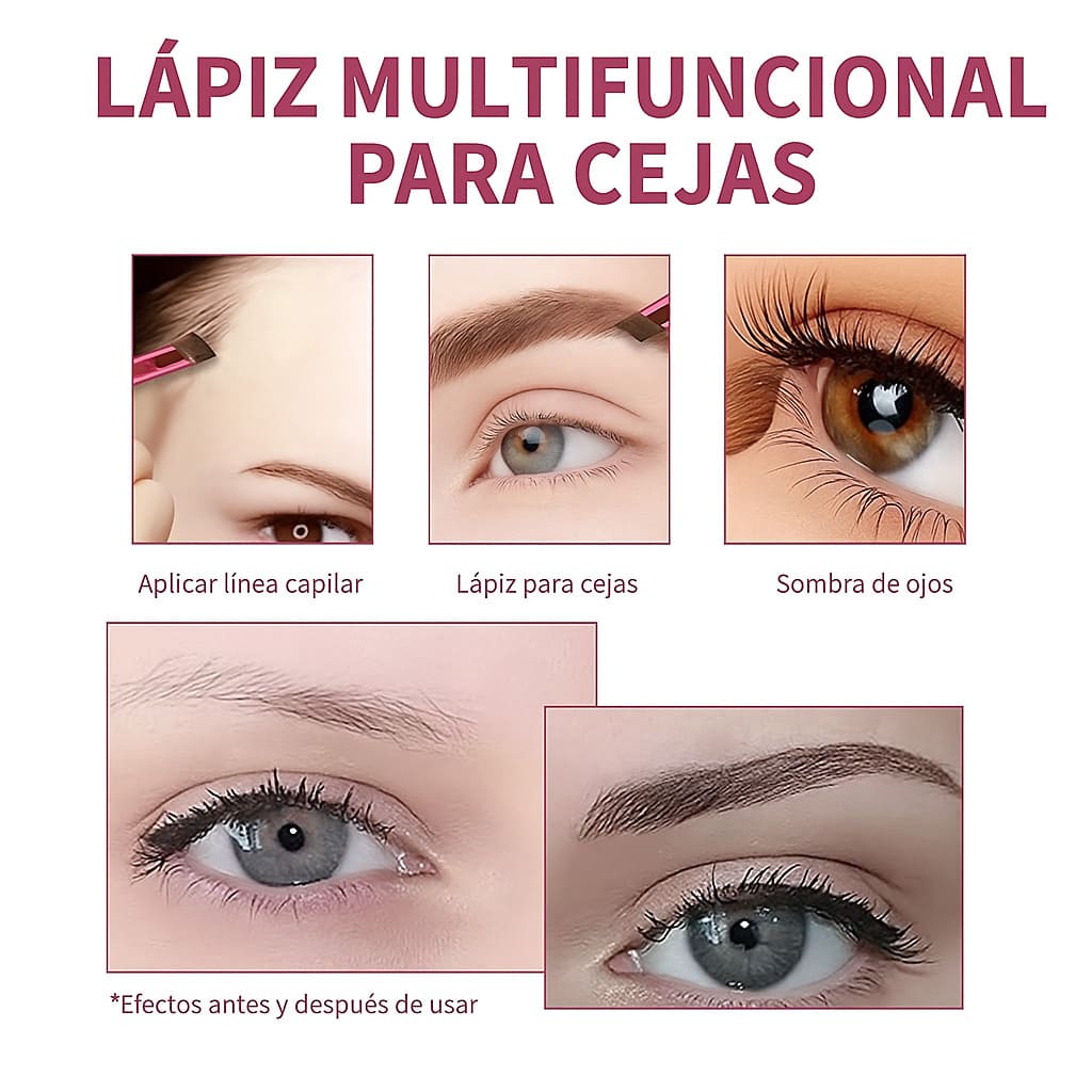 Cepillo multifuncional para cejas DASO® 🔥60% de Descuento🔥Cejas con diseño único✨.