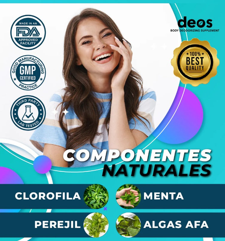CONTROLA EL MAL OLOR DESODORANTE PLUS - DEOS®  Con 60% Descuento🔥