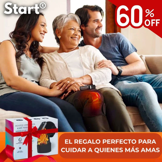 Masajeador de RodillaTérmico Start® | Descansa y Alivia el Dolor Rápidamente Con 60% Descuento🔥