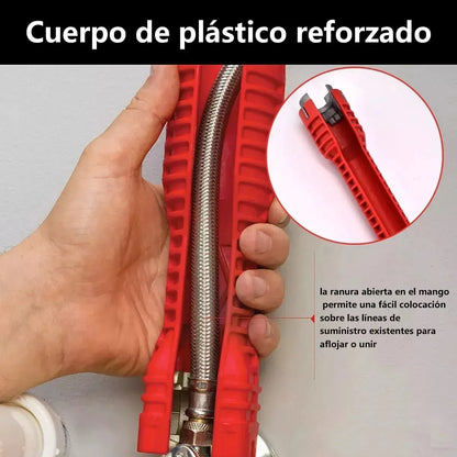 AquaFlow™ LLAVE MULTIFUNCIONAL 8 EN 1 🔥Oferta  60% Descuento🔥