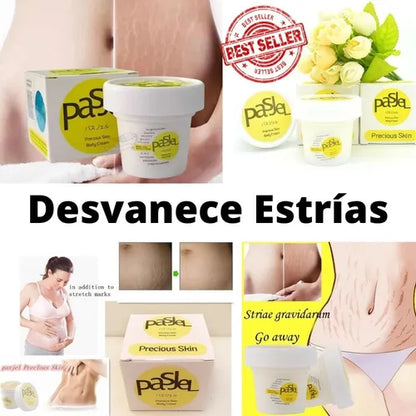 Crema Pasjel® Transforma tu piel y elimina las estrías Súper Oferta 2x1🔥