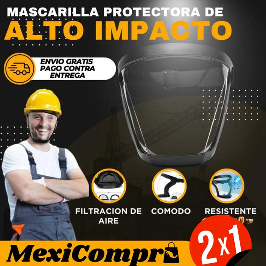 Máscara Protectora Profesional de Alto Impacto® 2x1