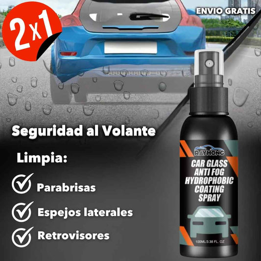 Spray Limpia Vidrios Anti-Empaño: Visibilidad Cristalina en Todo Momento 🔥OFERTA 2x1 🔥