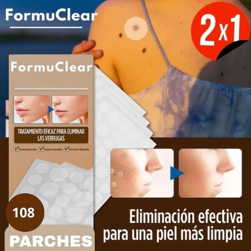 PARCHES PARA VERRUGAS FormuClear™ TRATAMIENTO COMPLETO Y EFICAZ 🔥OFERTA AL 2X1🔥