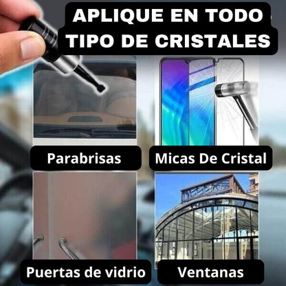 LIQUIDO + KIT MULTI REPARADOR DE CRISTALES ⚡OFERTA RELAMPAGO⚡