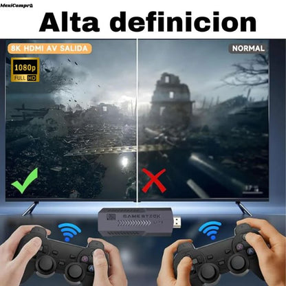 CONSOLA DE VIDEO JUEGOS PORTATIL WIRELESSPRO® 🎮+10,000 VIDEOJUEGOS🎮