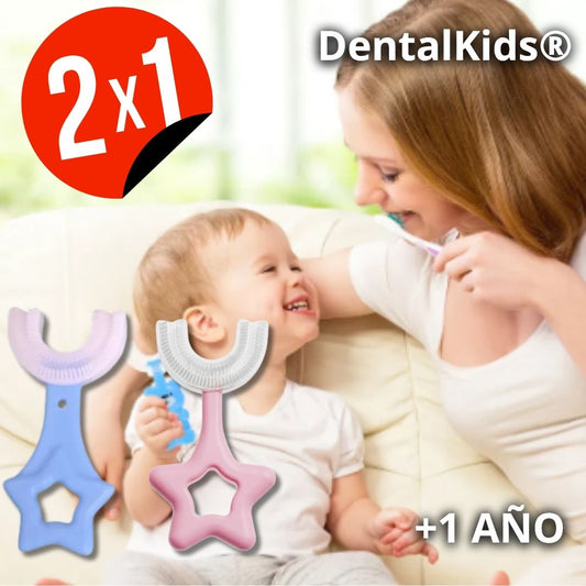 Cepillo de Dientes 360° DentalKids®  Para Niños Oferta 2x1🔥