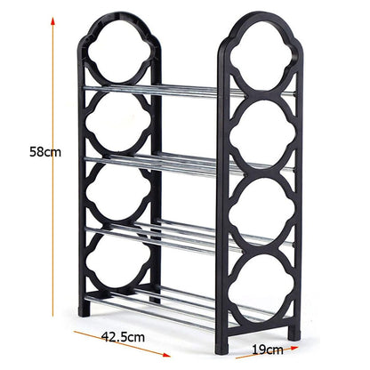 ORGANIZADOR DE METAL RESISTENTE PARA ZAPATOS CON 5 NIVELES  DuraZap® 60% DESCUENTO OFERTA🔥