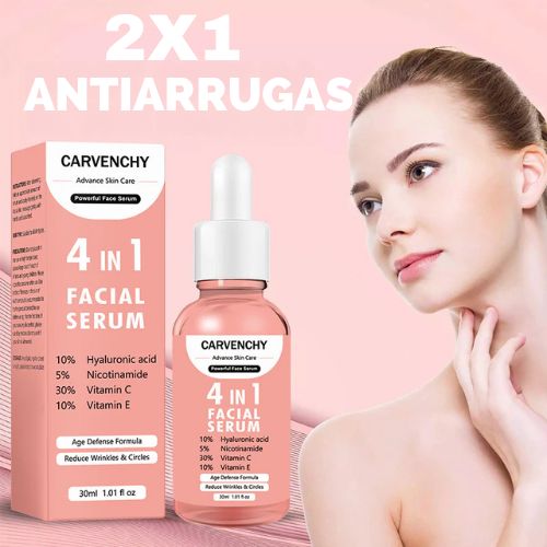 CARVENCHY® Serúm Facial Antiarrugas 4 en 1 -  Oferta 2X1🔥