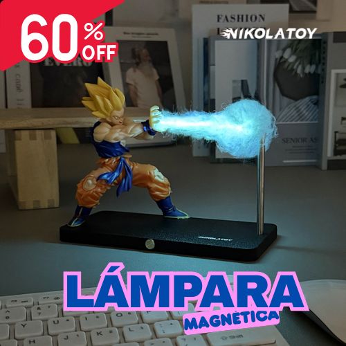 Luz nocturna magnética de la figura de Dragon Ball Goku Con 60% Descuento🔥