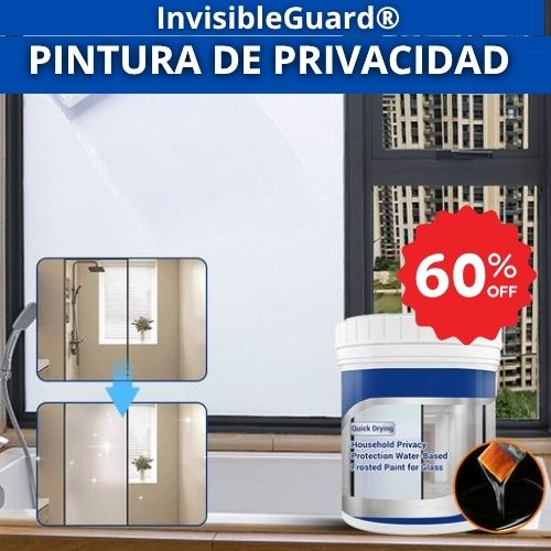 Pintura de privacidad para cristales  InvisibleGuard® Con 60% Descuento🔥