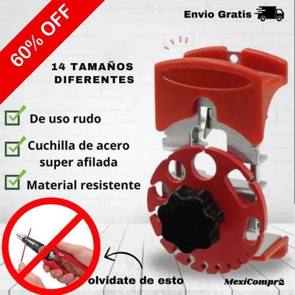 MULTI PELADOR DE CABLES PROFESIONAL DE ACERO 14 en 1