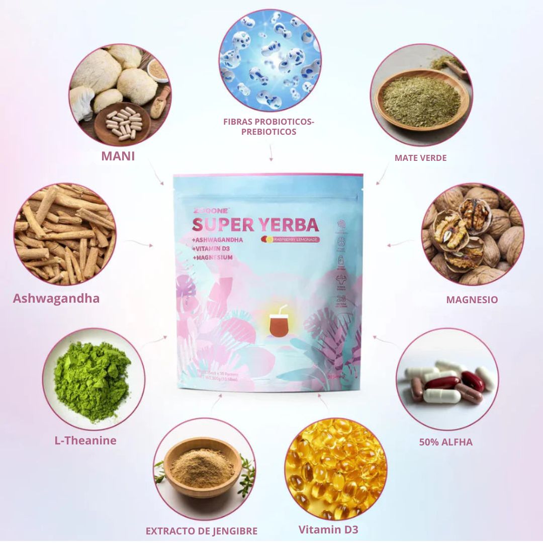 Super Yerba ZOOONE® Yerba Mate Té Instantáneo En Polvo Con 60% Descuento🔥