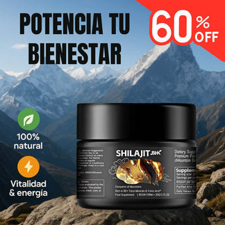 SHILAJIT DEL HIMALAYA |LA FUERZA DE LA NATURALEZA QUE TE AYUDA EN EL RENDIMIENTO 60% DESCUENTO🔥
