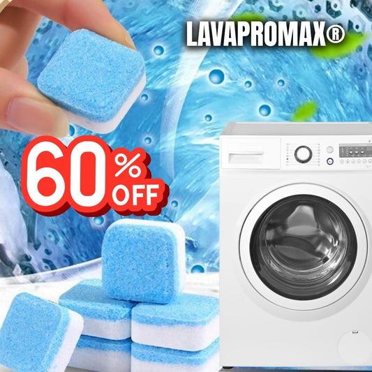 SECRETO DEL LAVARROPAS: LAVAPROMAX® - PACK 12 PASTILLAS PARA LAVADORA CON 60% DESCUENTO🔥