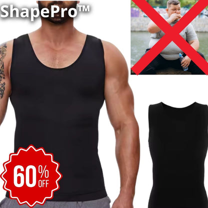 ShapePro™ – Camiseta De Compresión Para Hombre Con 60% Descuento🔥