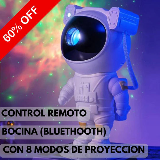PROYECTOR DE ASTRONAUTA CON BOCINA  🔥REGALO PARA EL DIA DE NIÑO CON 60% DESCUENTO🔥