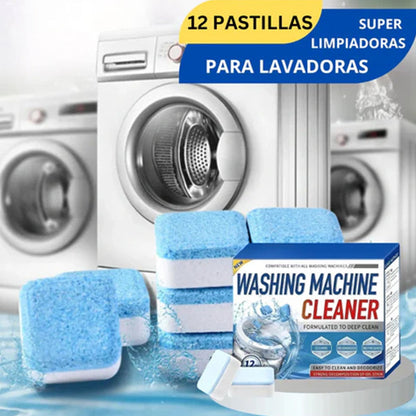 SECRETO DEL LAVARROPAS: LAVAPROMAX® - PACK 12 PASTILLAS PARA LAVADORA CON 60% DESCUENTO🔥