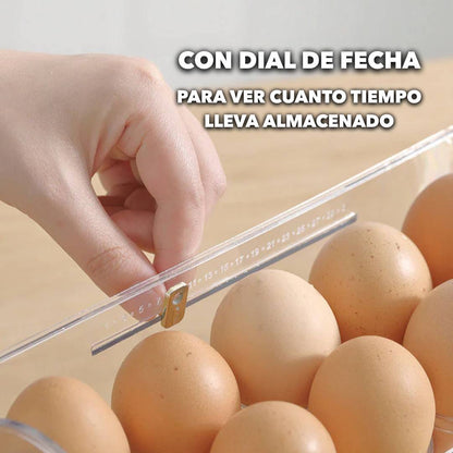ORGANIZADOR DE HUEVO EggSpace®  ALMACENA HASTA 30 HUEVOS Y AHORRA ESPACIO🥚Oferta 2x1🥚