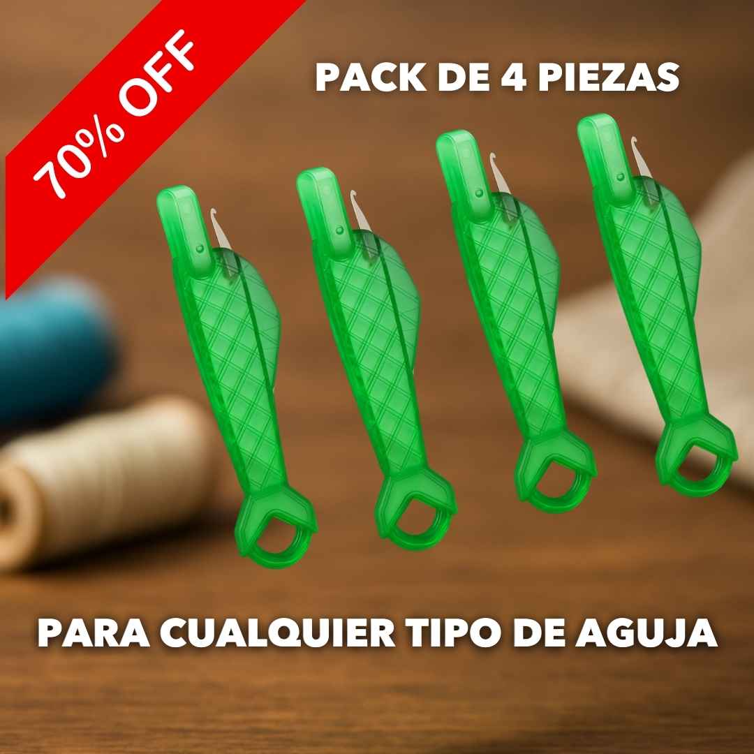 ENHEBRADOR DE AGUJAS EN FORMA DE PEZ DE 4 PIEZAS🔥70% DESCUENTO🔥