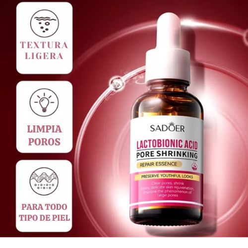 Serum Rejuvenecedor: Restaura la Juventud y Minimiza Poros Abiertos SADOER® OFERTA 2X1🔥
